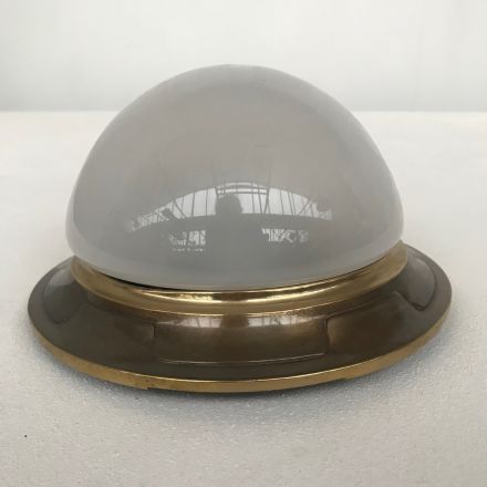 Luxe plafond/wandlamp brons in deco stijl