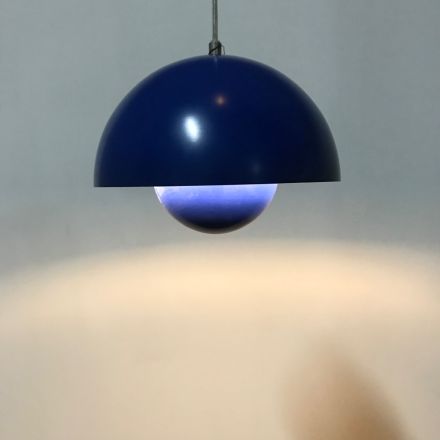 Hanglamp flowerpot blauw