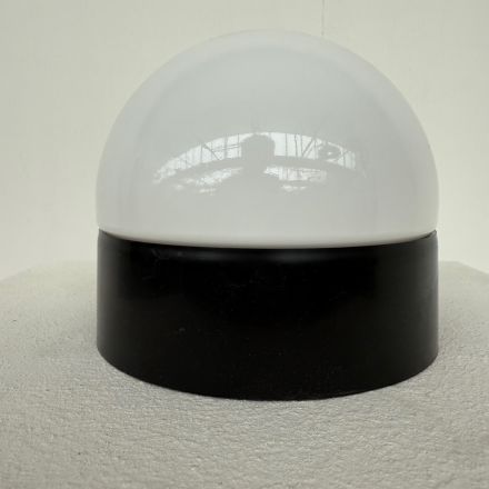 Plafond/wandlamp zwart jaren 80