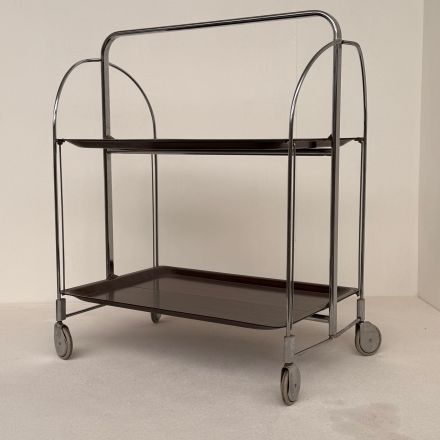 Serveerwagen van het merk Bremshey Gerlinol type Dinett jaren 50