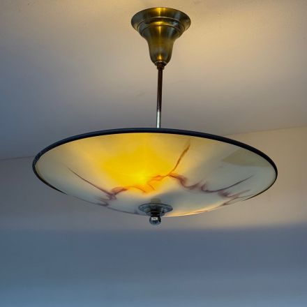Plafond/Hanglamp Art Deco jaren 30