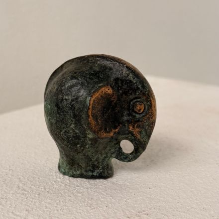 Scupltuur Bronzen olifant