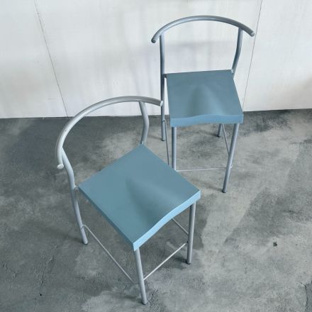 2x Barkruk HI-Glob Kartell Philippe Starck