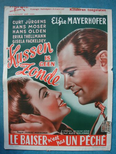 Film poster "Kussen Is Geen Zonde"