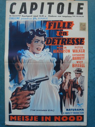 Film poster "Fille En Detresse"