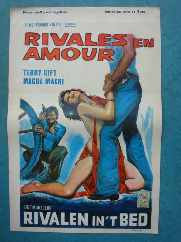 Film poster "Rivalen In't Bed"