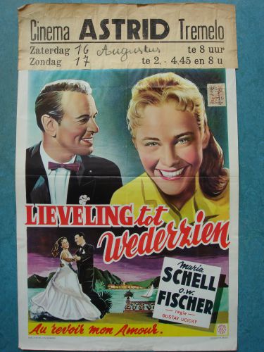 Film poster "Tot Wederzien Lieveling"