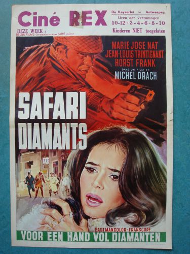 Film poster "Safari Diamants"