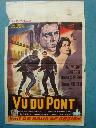 Film poster "Van De Brug Af Gezien"