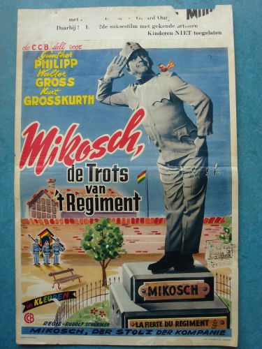 Film poster "De Trots Van T' Regiment"