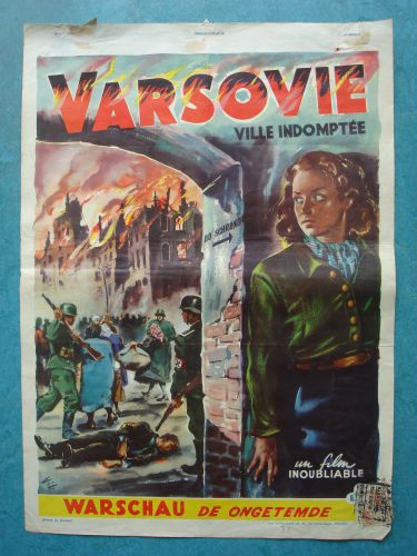 Film poster "Warschau De Ongetemde"