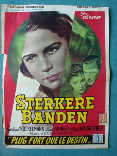 Film poster "Sterkere Banden"