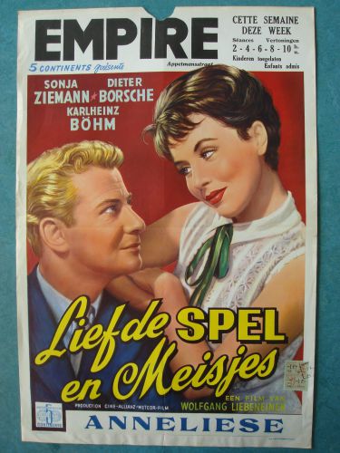 Film poster "Liefde Spel en Meisjes"