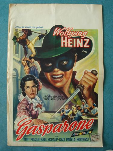 Film poster "Gasparone"