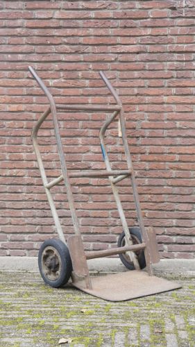 Antieke industriële trolley (dezaak)