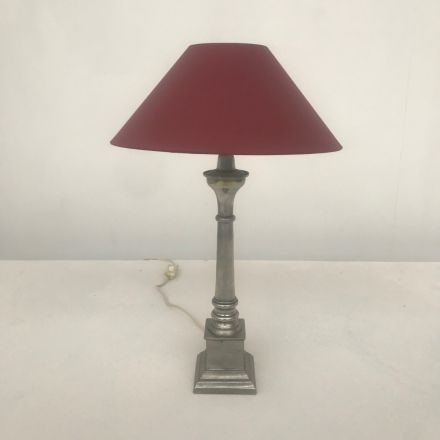 Tafellamp zilver/tin