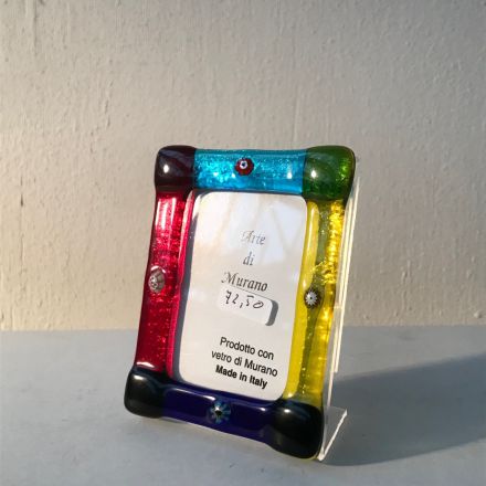 Murano glas geblazen fotolijstje
