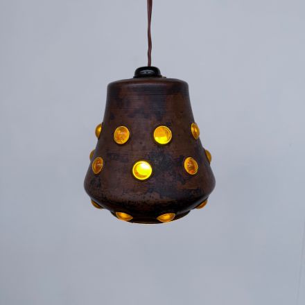 Hanglamp Raak brutalistisch jaren 60