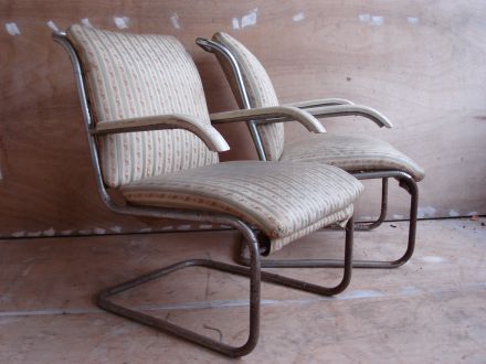 2x fauteuil Paul Schuitema