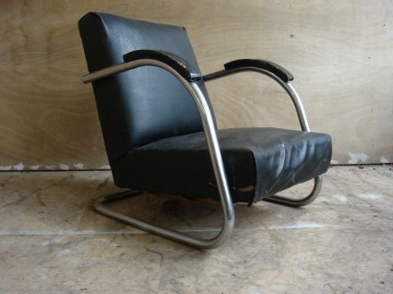 Chroombuis fauteuil 1930