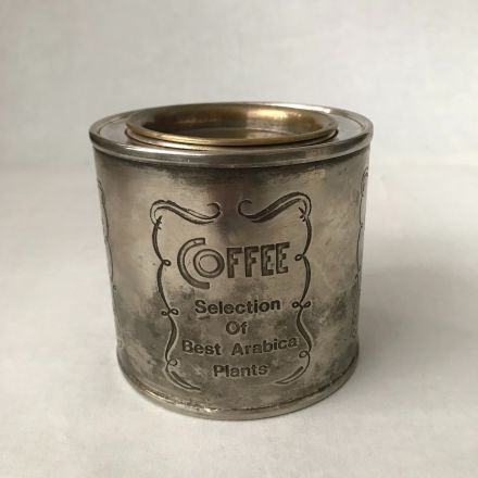 Koffieblik, verzilverd jaren 20