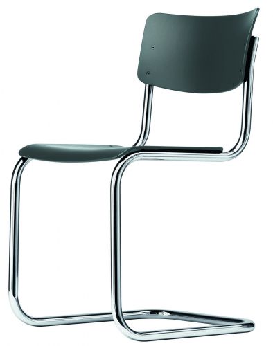 Thonet stoel S43 anthracite grey