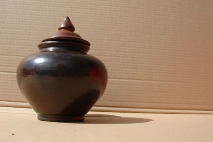 Raku Gestookte pot