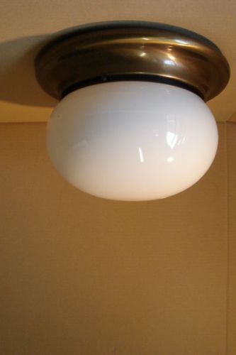 bronskleurige plafond wandlamp