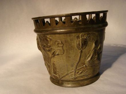 Cachepot koperkleurig