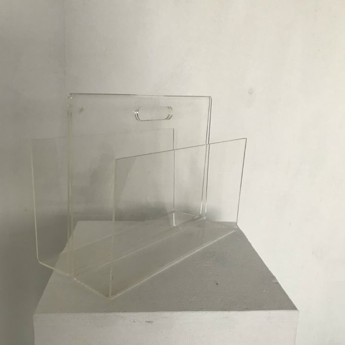 Lectuurbak perspex jaren 70 