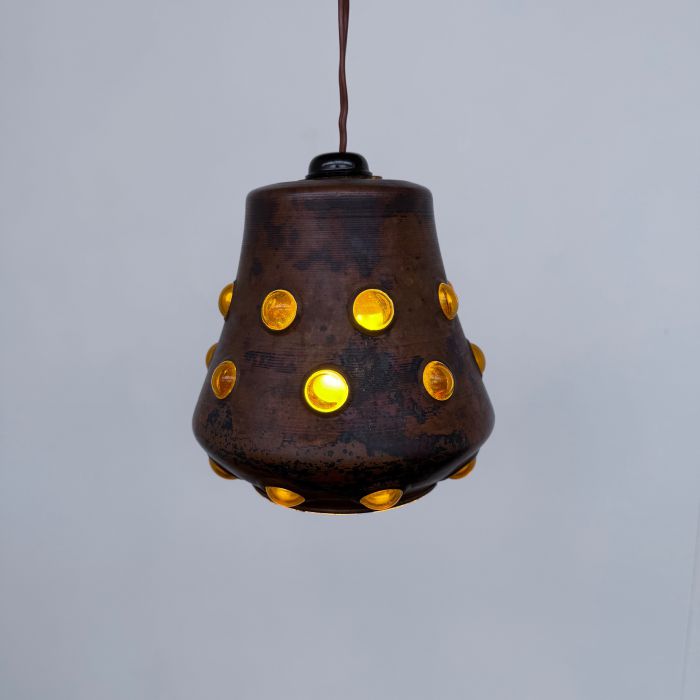 Hanglamp Raak brutalistisch jaren 60