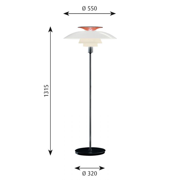 Design Advies - Louis Poulsen PH vloerlamp