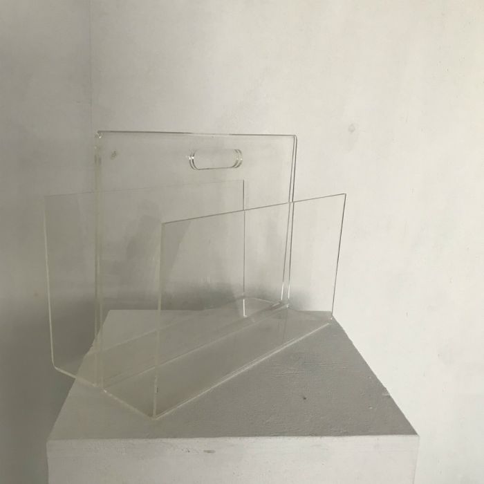 Lectuurbak perspex jaren 70