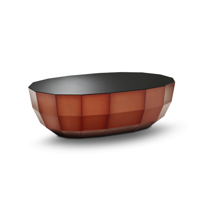 Müller MO 09 salontafel , koper/smoke