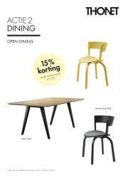 Actie Thonet Dining 1 juli t/ m 15 oktober 2022