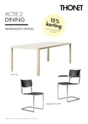 Actie Thonet Dining 1 juli t/ m 15 oktober 2022