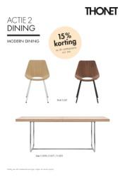 Actie Thonet Dining 1 juli t/ m 15 oktober 2022
