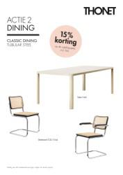 Actie Thonet Dining 1 juli t/ m 15 oktober 2022
